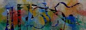 2009. Jazz (1). Oil on canvas. 15x35 cm. ntk/nfs.