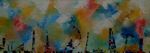 2009. Rem Koolhaas was here (1). Oil on canvas. 15x35 cm. ntk/nfs